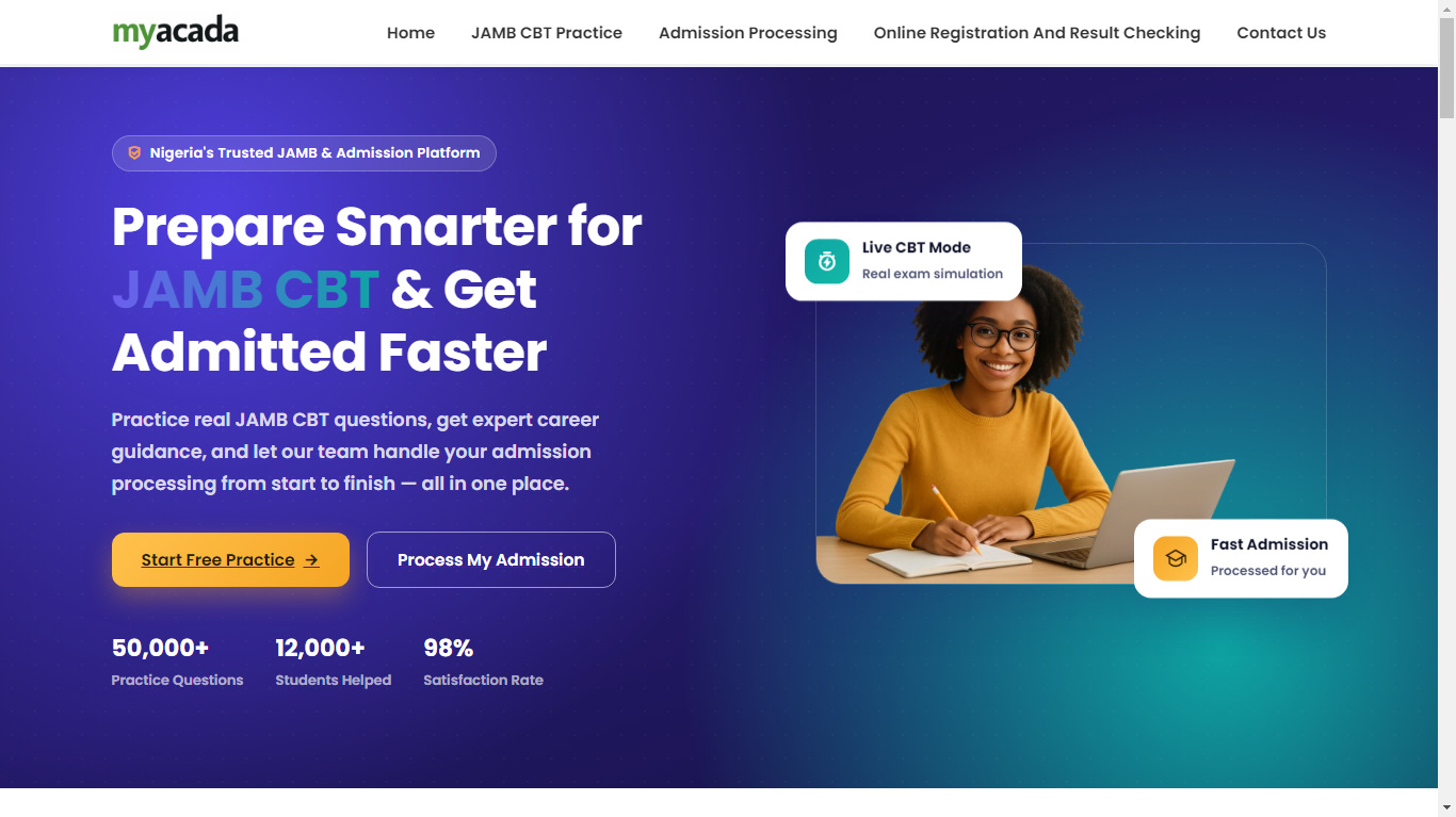 Screenshot of Project Two